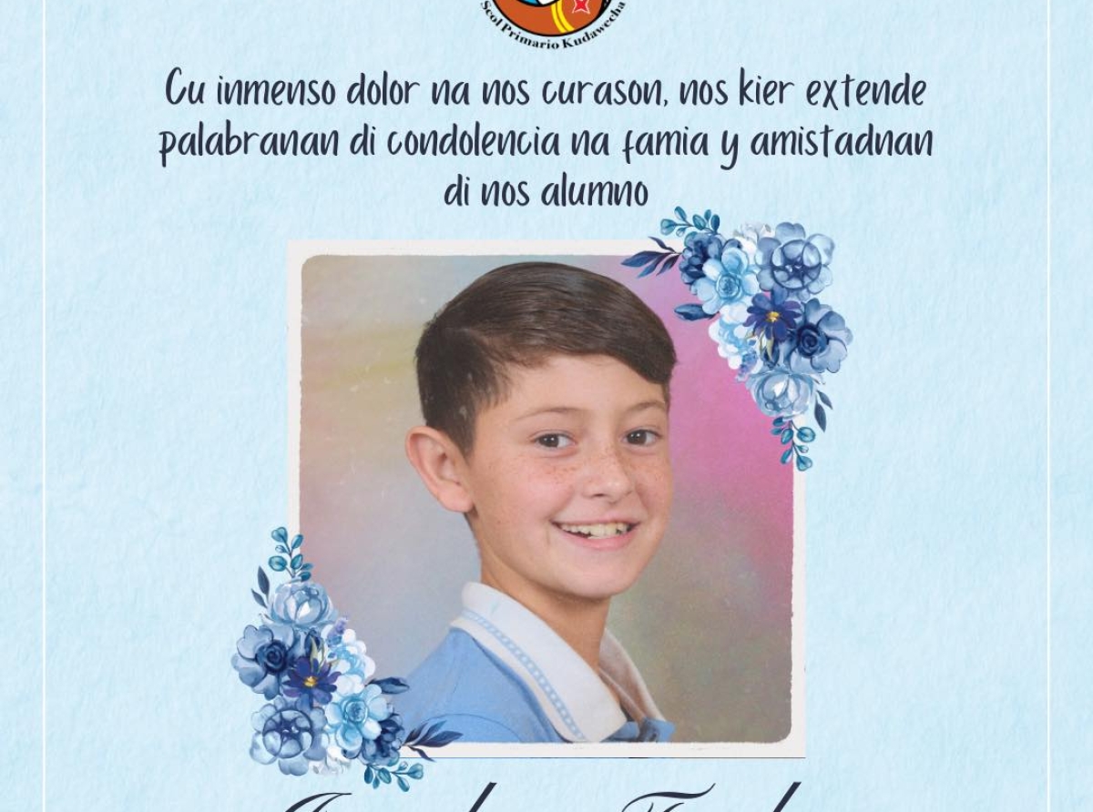 Comunidad consterna cu fayecimento inespera di hobencito cu a bira malo den avion   