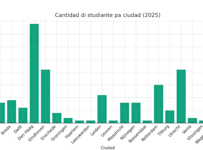 Te cu 4 augustus 2025, 184 studiante a haya financiamento pa estudio (Arubalening)