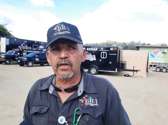 Den e di dos mitad di augustus humedad den atmosfera ta bay subi