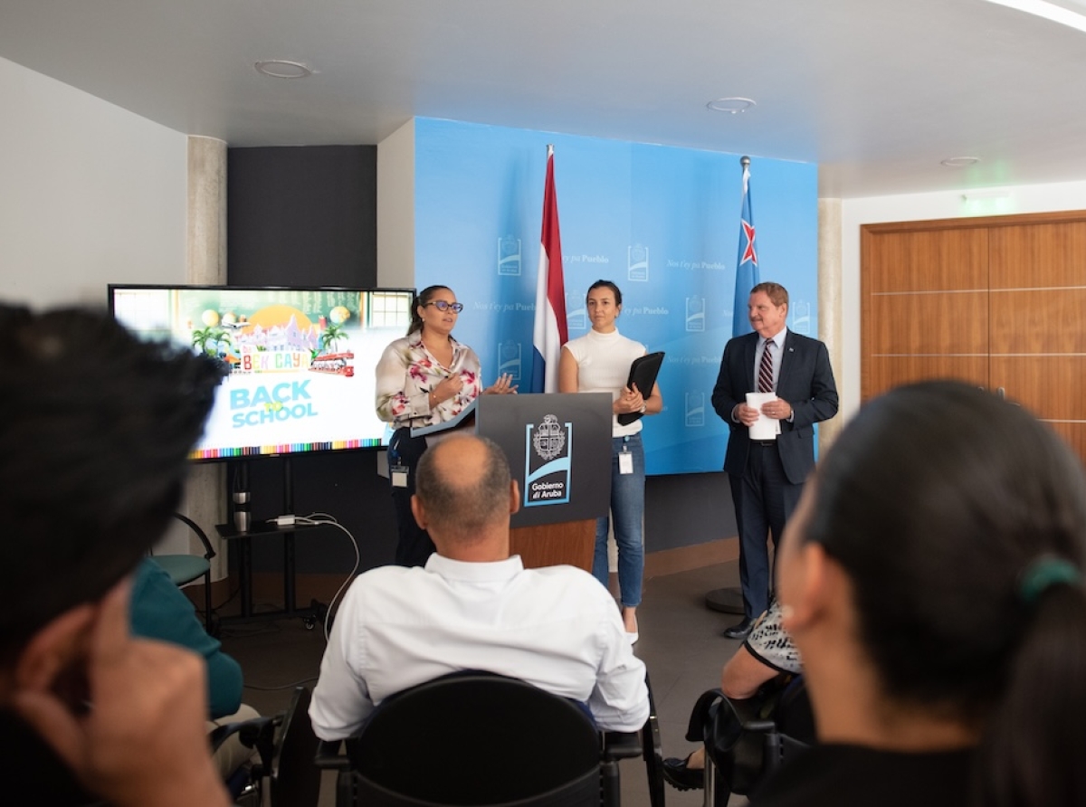 Aruba ta cla pa Ban bek Caya ‘Bek to School edition’