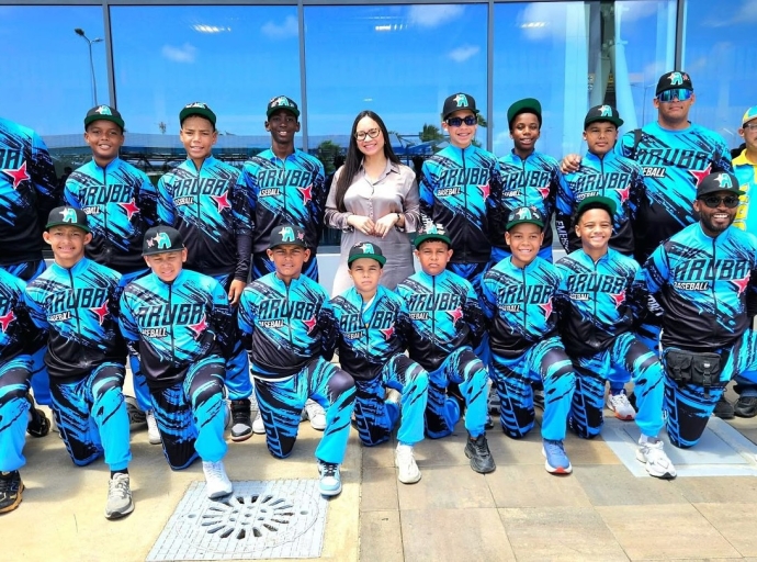 Ministro a desea team di Aruba Little League tur clase di exito na World Series na Williamsport