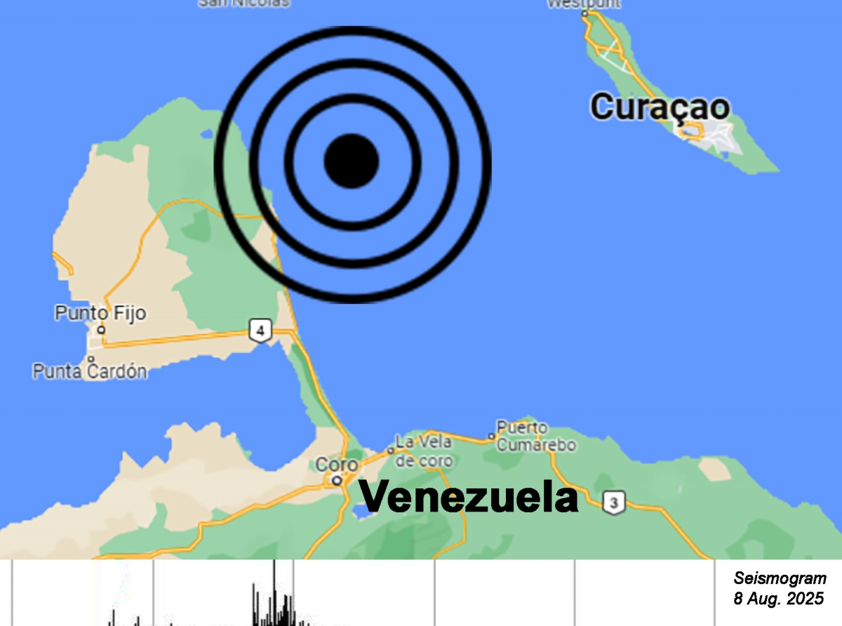 Temblor di 3.6º magnitud registra Diabierna marduga Zuidoost di Aruba