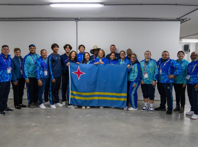 Prome dia di natacion cu bon resultado pa #TeamAru