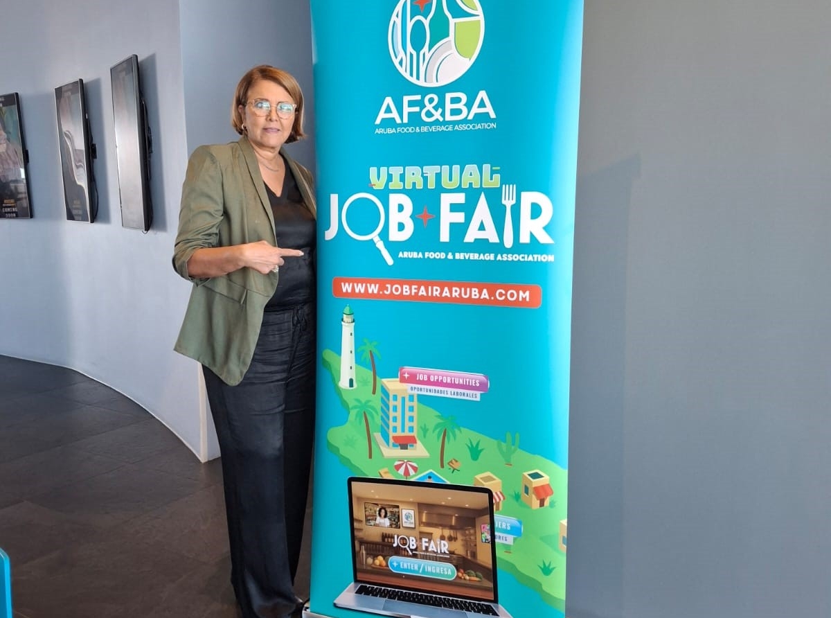 Job Fair 2025 di Aruba Food and Beverage Association e biaha aki pa prome bes lo ta den formato virtual