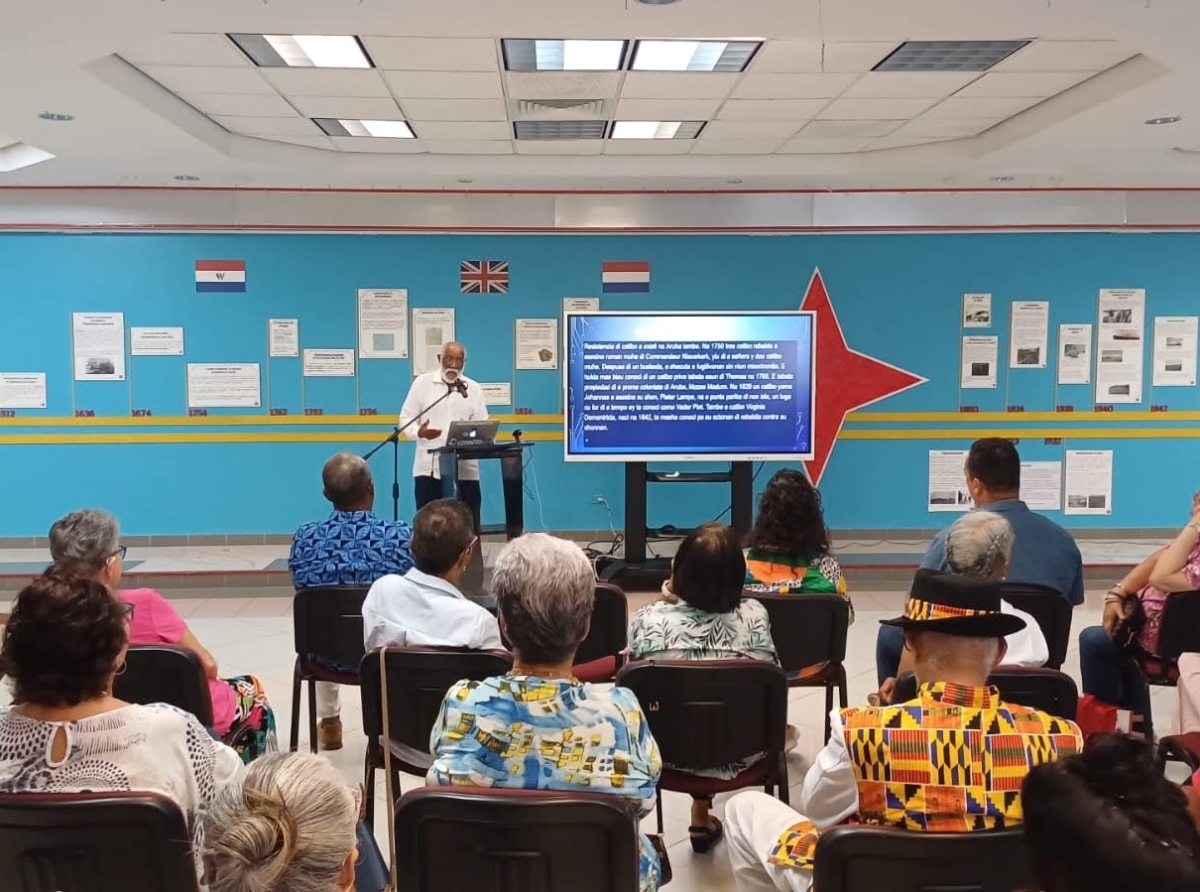 Charla ‘Anhelo di Libertad: Sclavitud y Resistencia’ na Archivo Nacional di Aruba