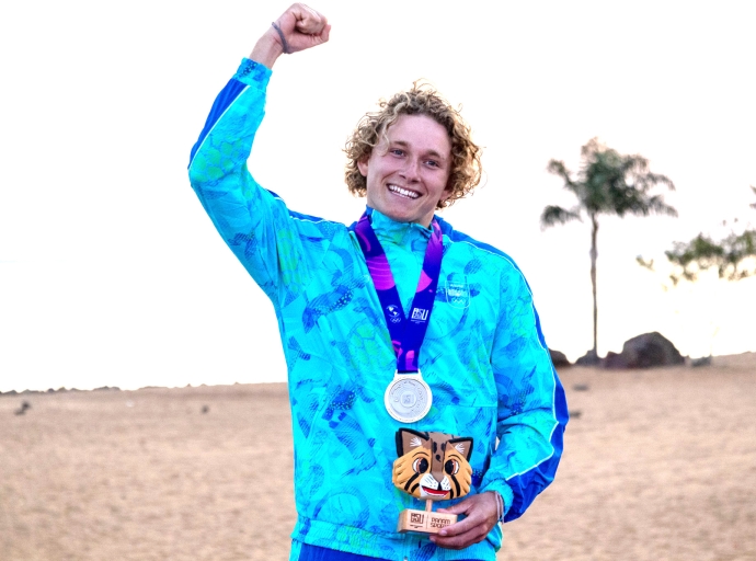 Kaj Rozeboom a logra e prome medaya pa Aruba na Weganan Panamericano Junior 2025