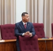 Minister Gerlien Croes di paseo atrobe