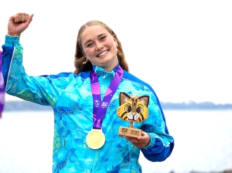 Zara Rozeboom a logra e prome oro pa Aruba na ASU2025
