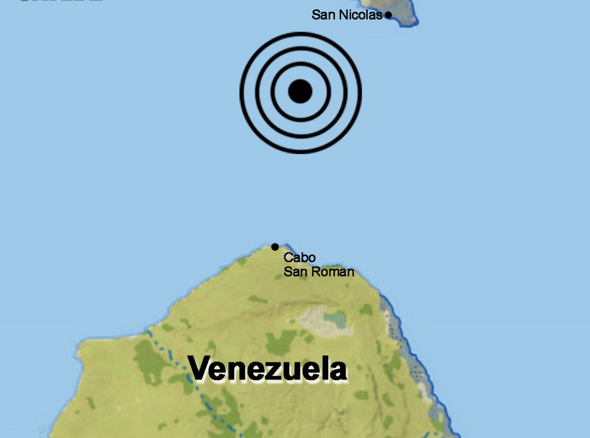 Temblor di 3.5º registra apenas 12 km leu di Savaneta