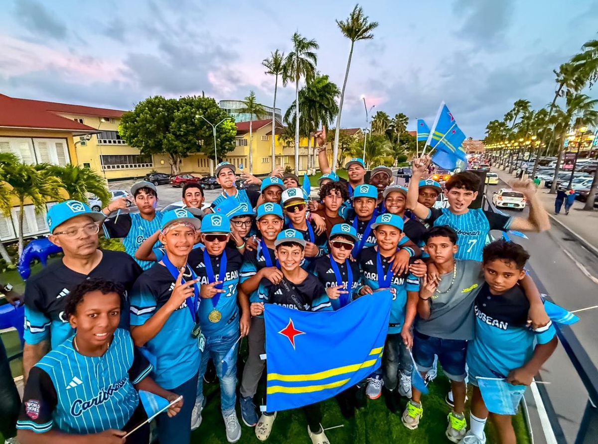Cu gran orguyo Gobierno a celebra yegada di e ekipo Sub-Campeon International di Little League World Series