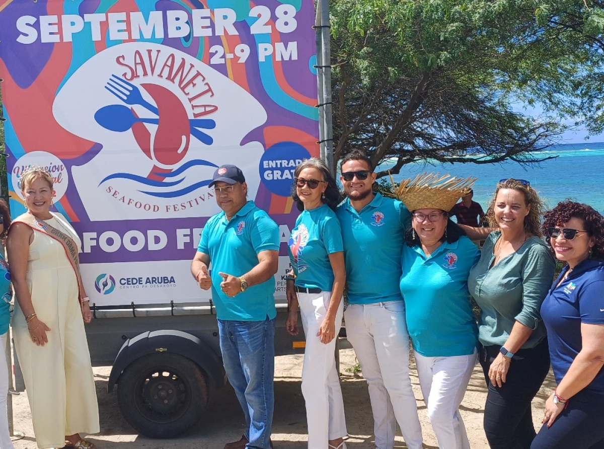 Norman Thijsen di Fundacion Savaneta Prome Capital a anuncia e gran proyecto ‘Savaneta Seafood Festival’