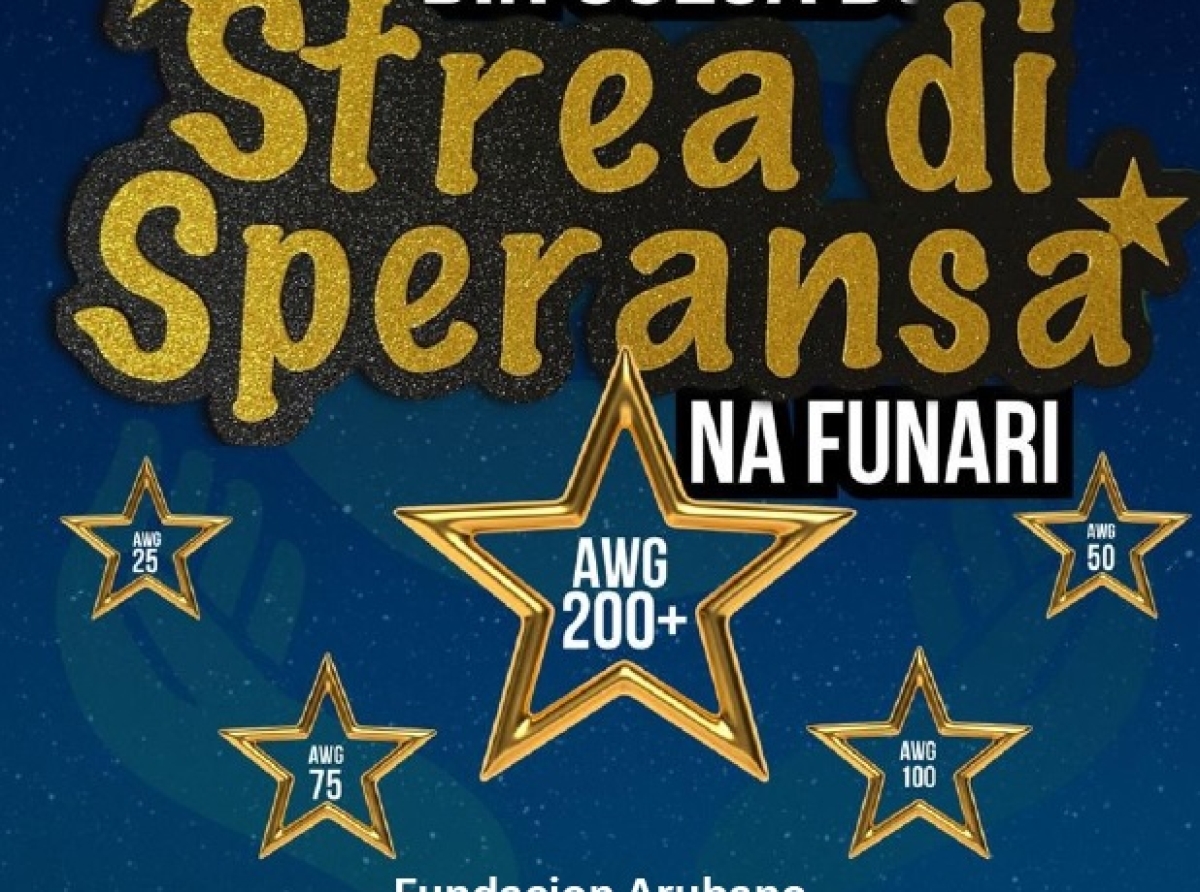 Funari ta lansa campaña di donacion 'Strea di Speransa'