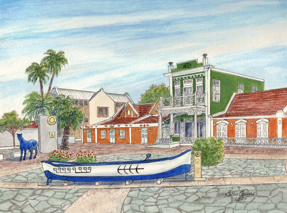 Museo Arqueologico Nacional Aruba ta ricibi reconocimento prestigioso di Conservacion Historico