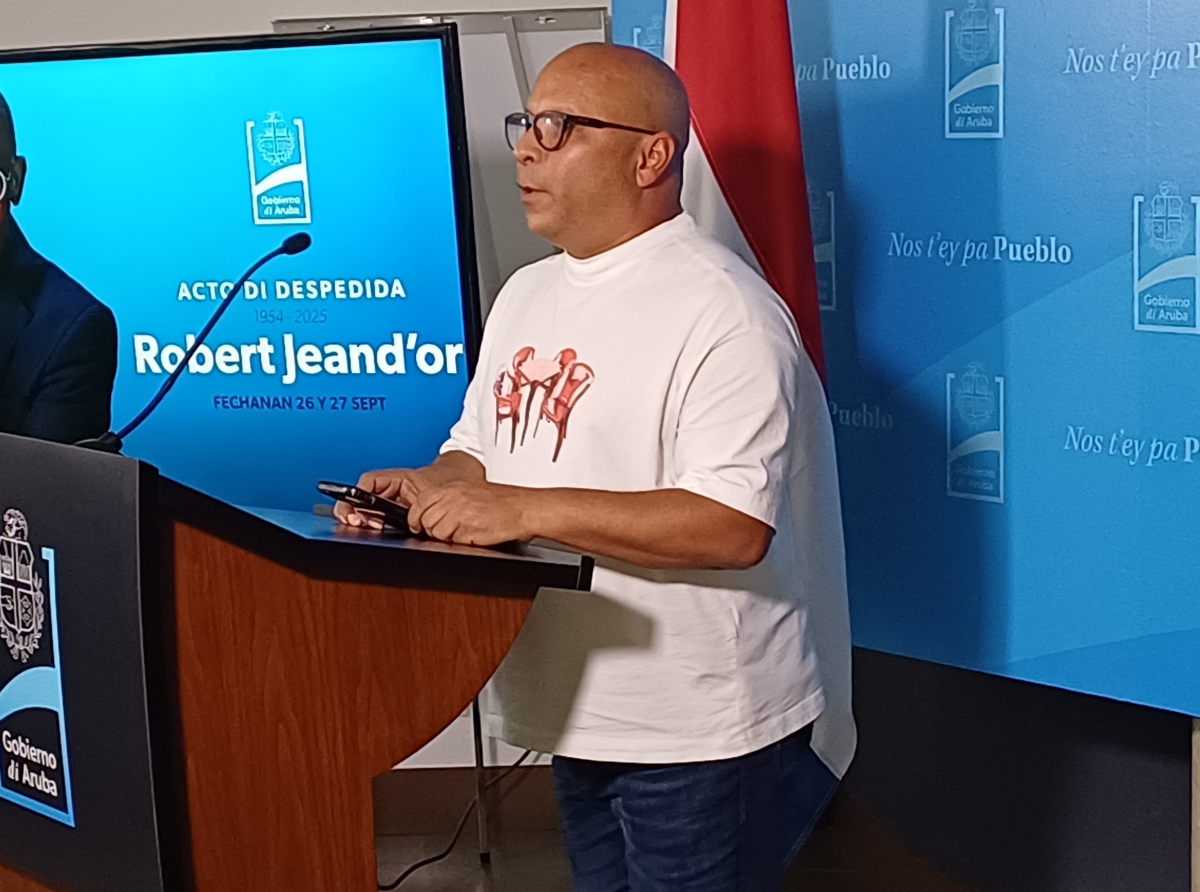 Gobierno ta yuda cu e acto di despedida postumo di Robert Jeand’or e weekend aki