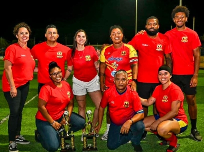 Addonsito ta felicita SV Britannia Damas cu pre campeonato 2025