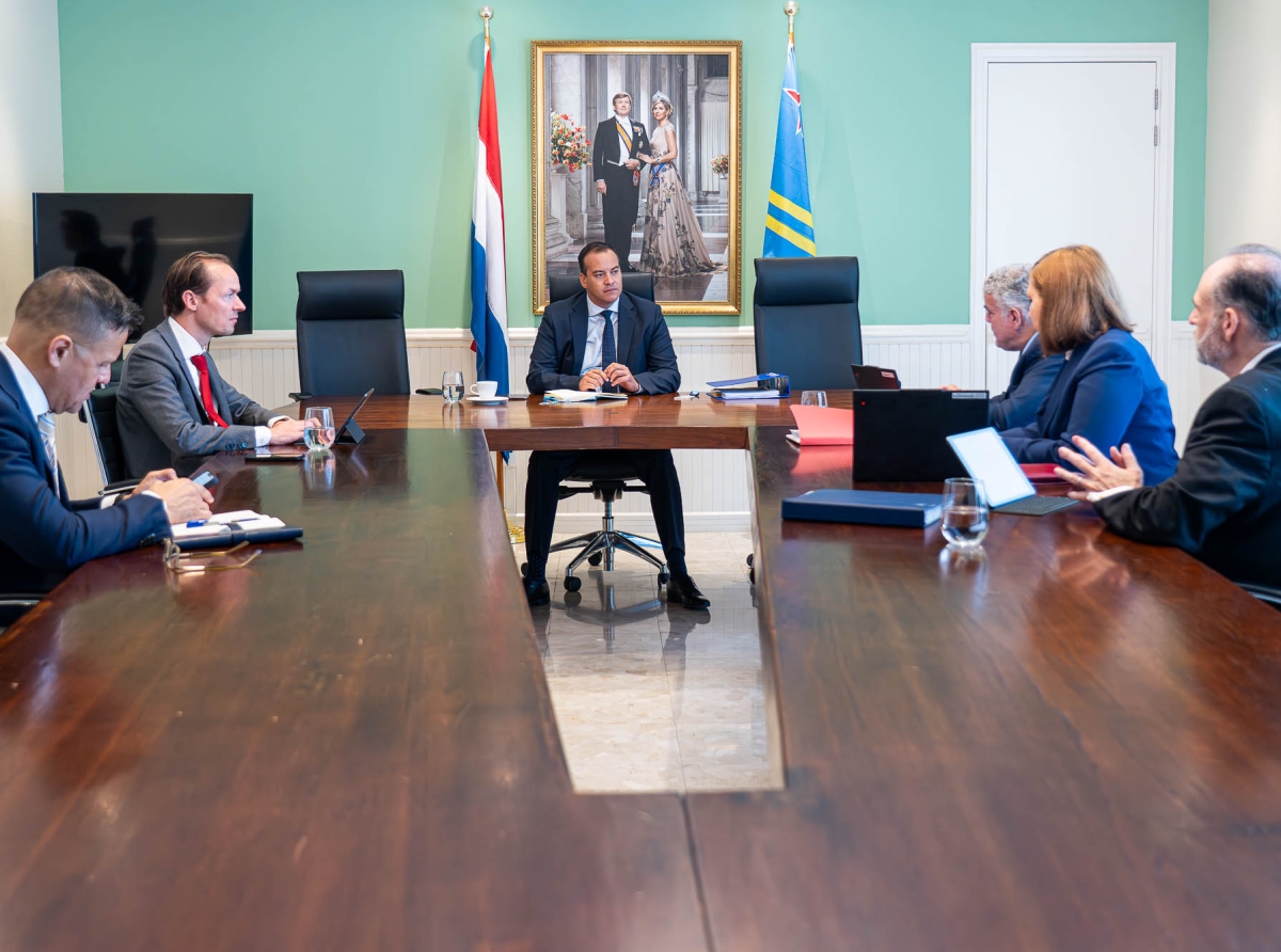 Delegacion di IMF ta na Aruba den cuadro di Article IV Mission 2025