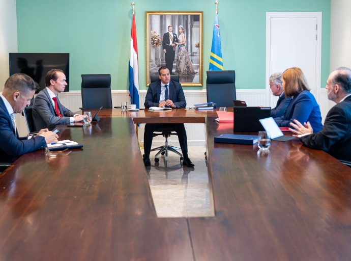 Delegacion di IMF ta na Aruba den cuadro di Article IV Mission 2025