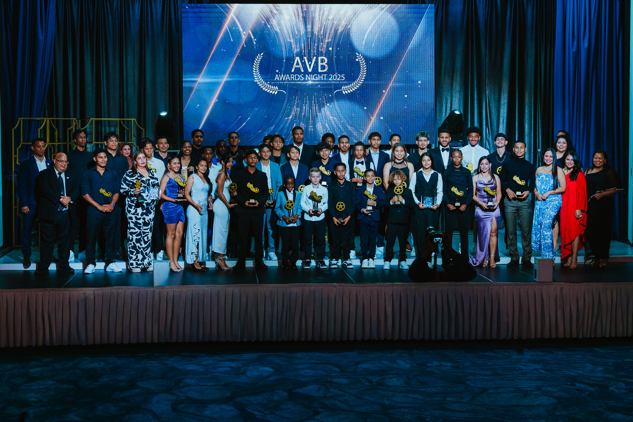 AVB Awards Night 2025 celebrando logronan di futbol nacional