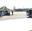 Helicopter a bay rescata turista Mericano riba Klein Curaçao