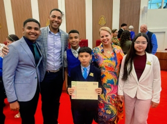 Parlamentario y Lider di MEP a instala miembronan nobo di Parlamento Hubenil pa aña 2025-2026