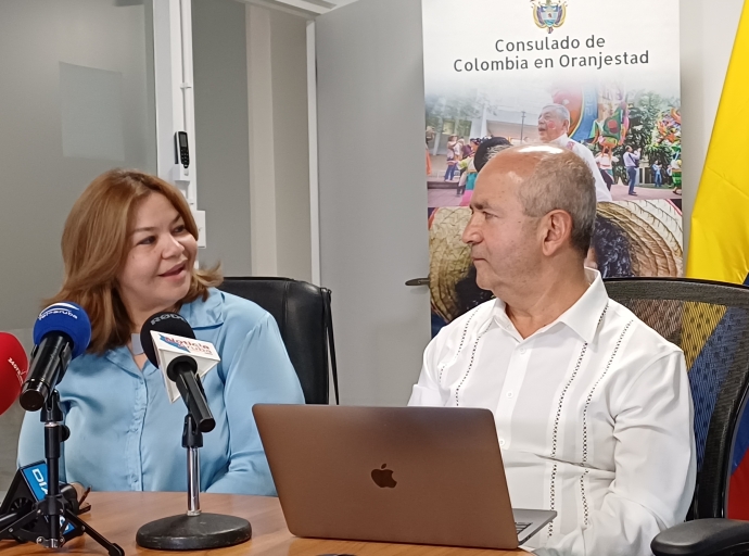 Consul di Colombia Luis Gustavo Serrano ta invita pueblo di Aruba pa e di tres encuentro di “Casa de Colombia”