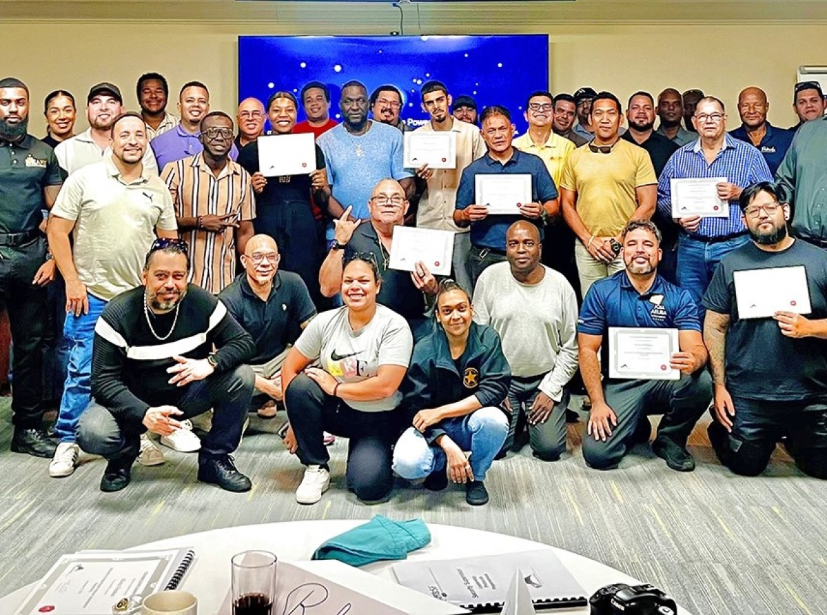Fundacion pa Seguridad na Hotelnan cu exitoso training pa Supervisornan