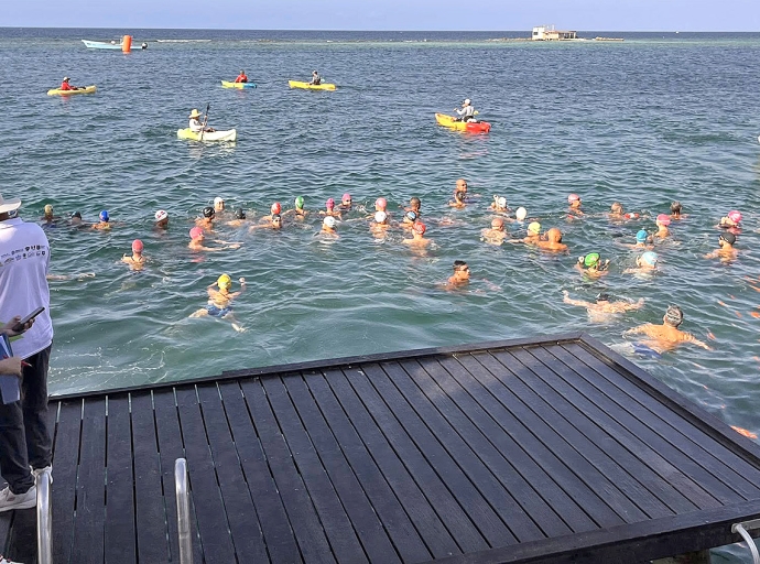 Resultado di landamento di 1K y tambe 3K di Aruba Dolphins Open Water 2025