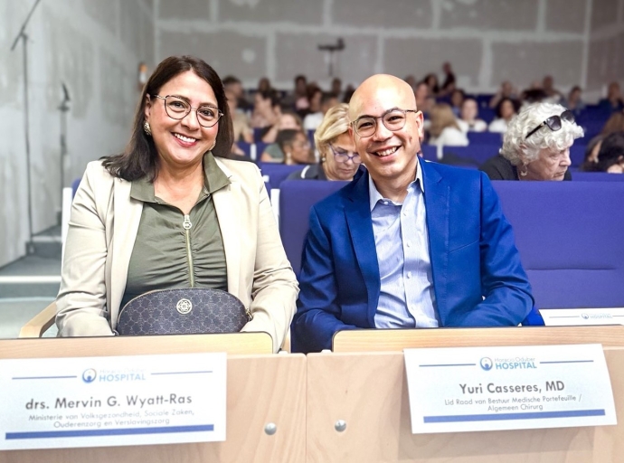 Ministro di Salubridad presente na Simposio di Cuido Paliativo na Hospital