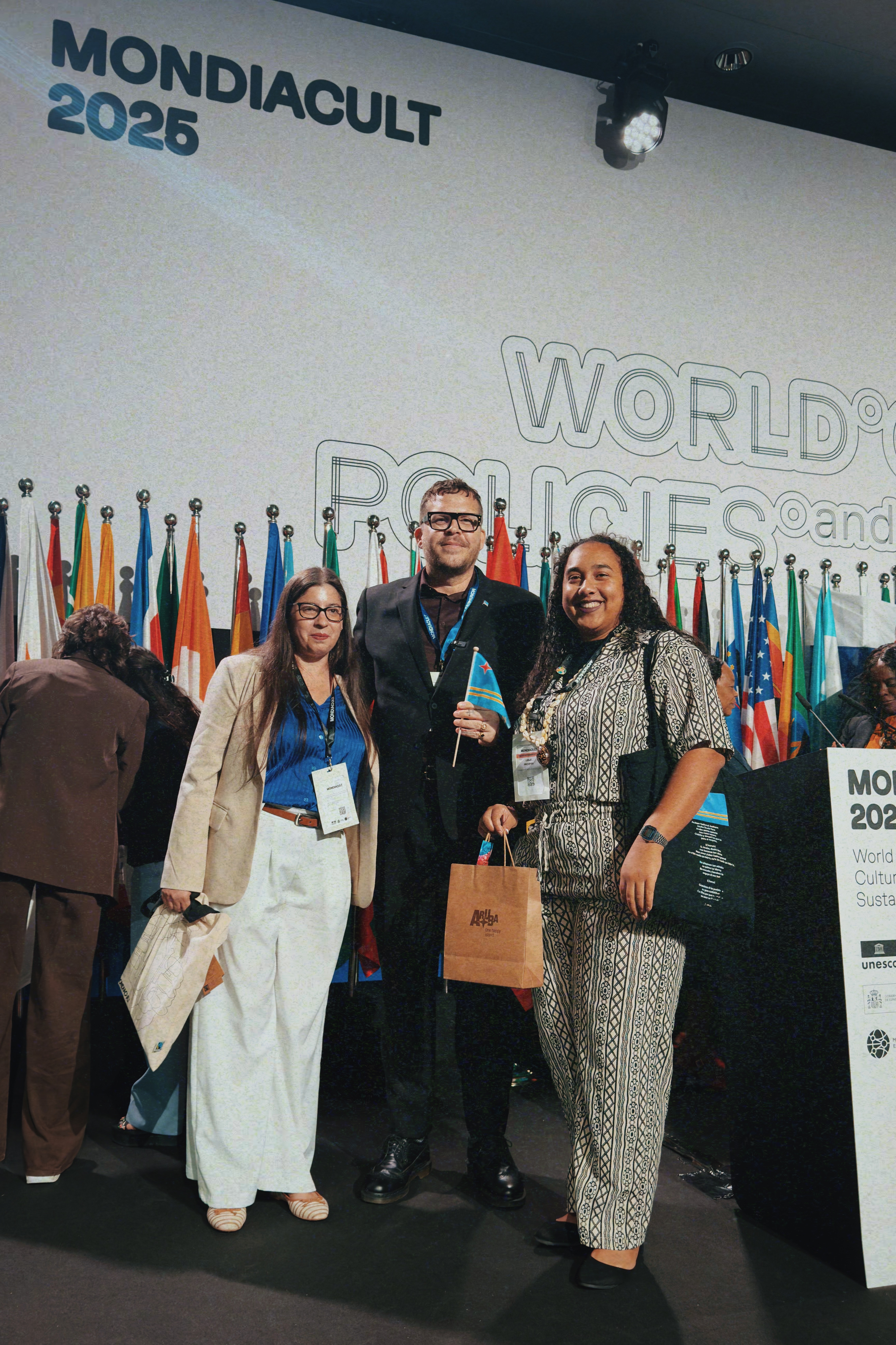 Aruba ta briya na UNESCO MONDIACULT 2025