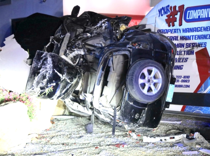 Accident pisa na Saliña Cerca a laga tres hoben herida