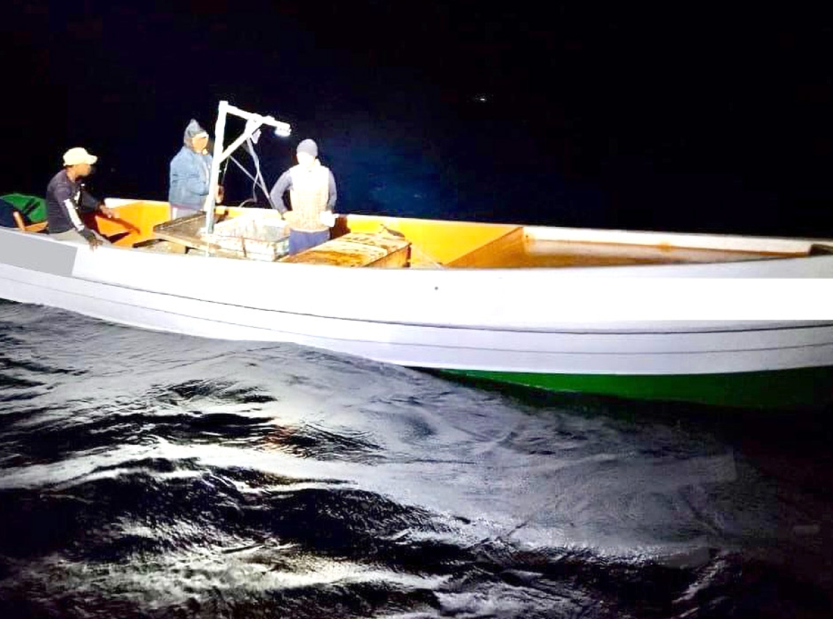 Confisca 400 kilo di pisca di dos boto Venezolano den awanan di Aruba