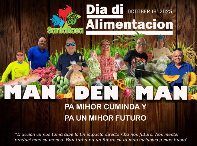 Santa Rosa ta felicita nos productornan riba Dia di Alimentacion 2025