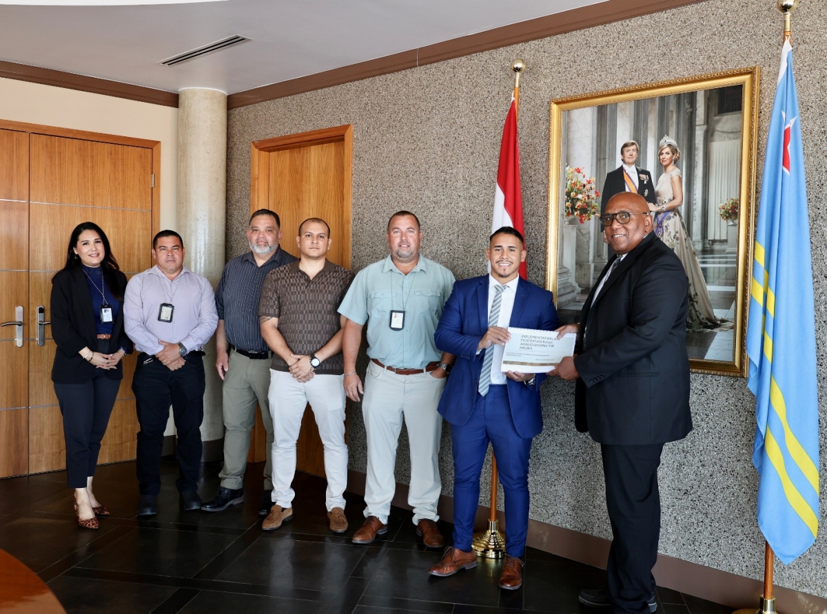 Minister Wendrick Cicilia a ricibi plan di implementacion for di DAO