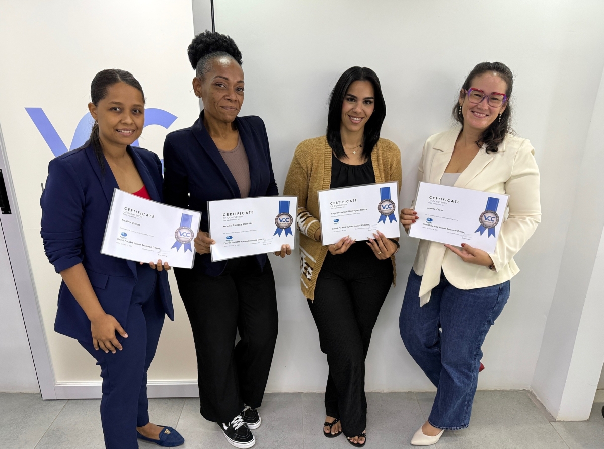 Mas grupo di Recurso Humano cu ta experto awor riba Payroll Pro