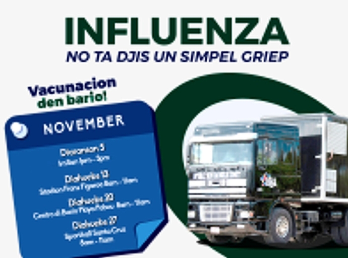 Vacuna di Influenza ta disponibel den Bario