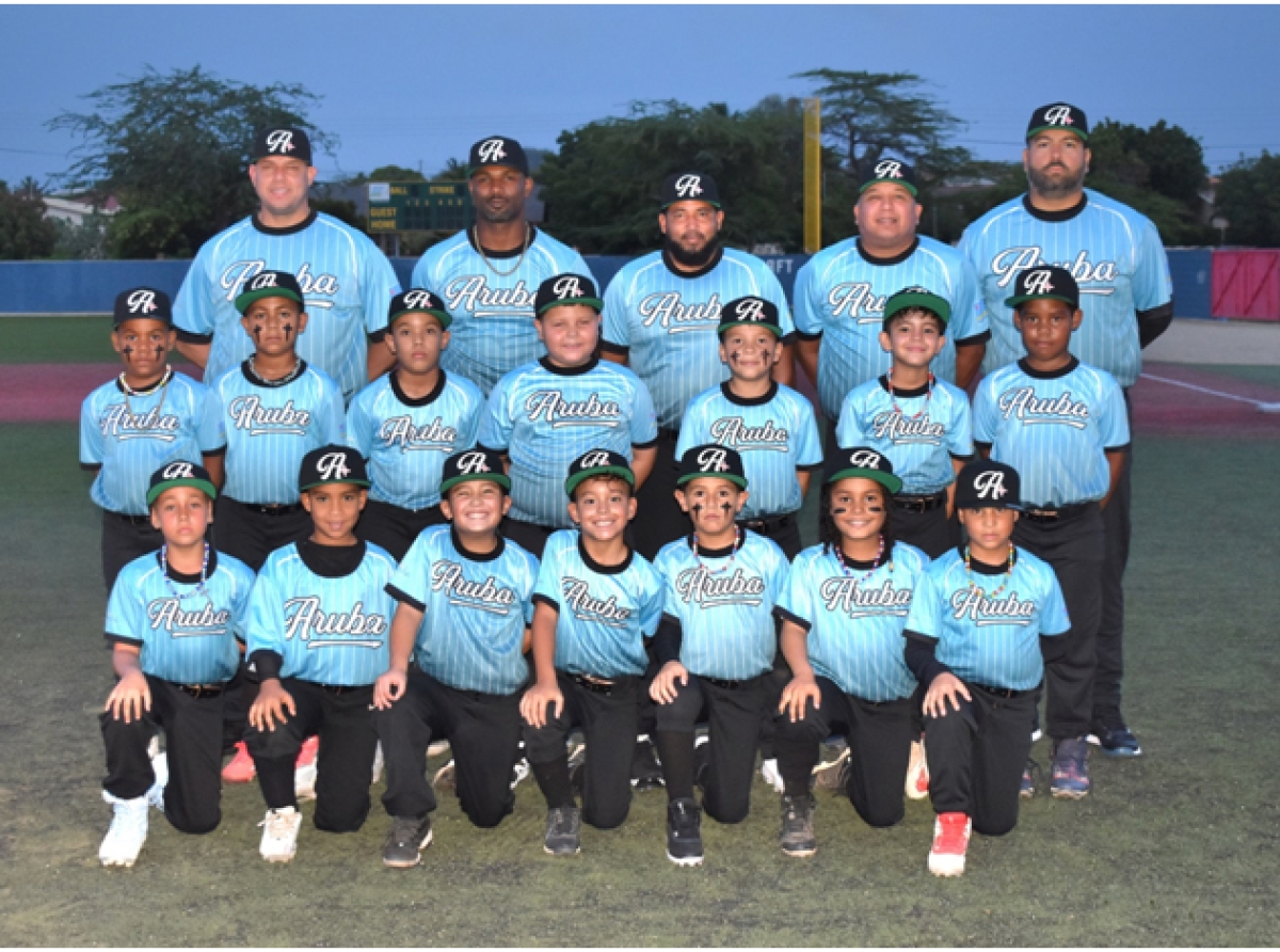 Little league Aruba seleccion U8 ta rumbo pa Santo Domingo