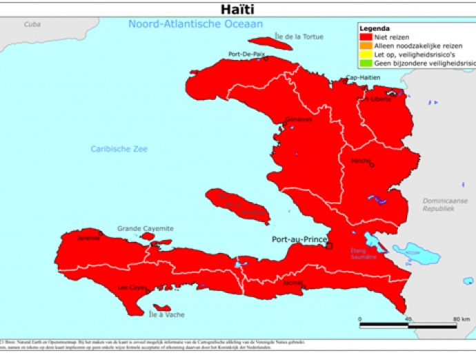 Conseho di biahe negativo pa Venezuela y Haiti