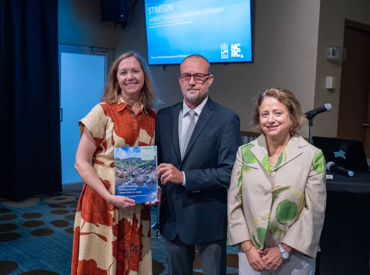 Aruba a haya su prome estudio nacional di Riesgo di Clima