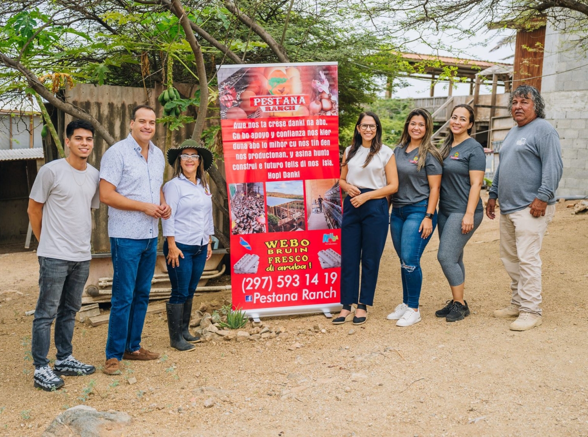 Minister Geoffrey Wever ta contento di mira e impacto positivo di proyecto “Agrifund”