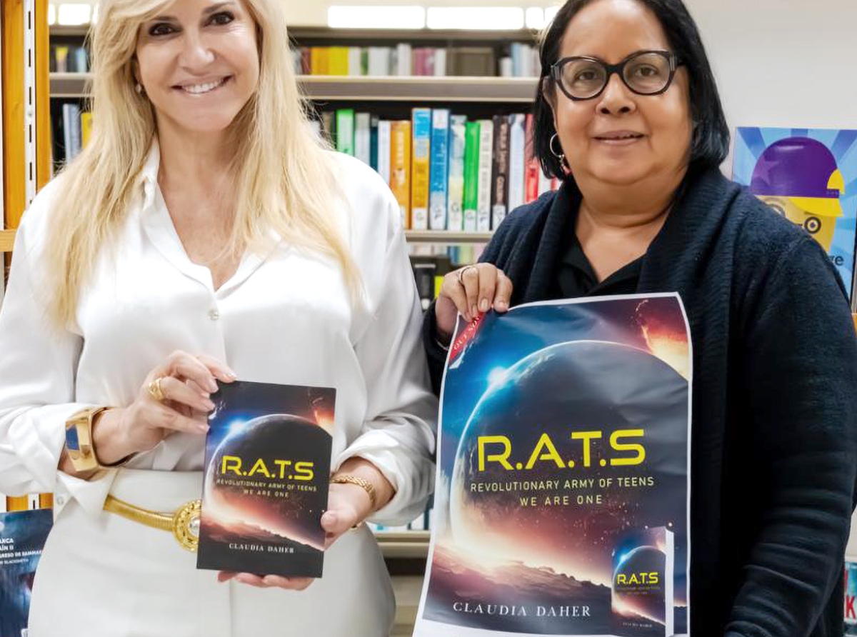 Claudia Daher Ponson ta lansa su prome novela ‘R.A.T.S’