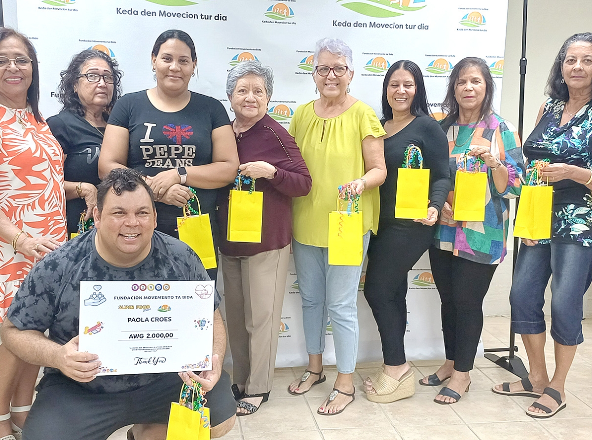 Bingo di Fundacion Movimento ta Bida tabata exitoso