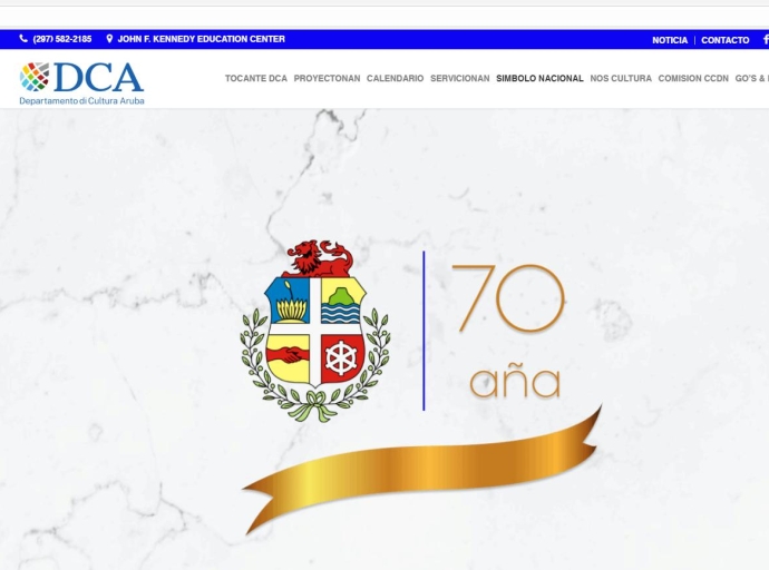 Departamento di Cultura a lansa material educativo pa conmemora 70 aña di nos Escudo