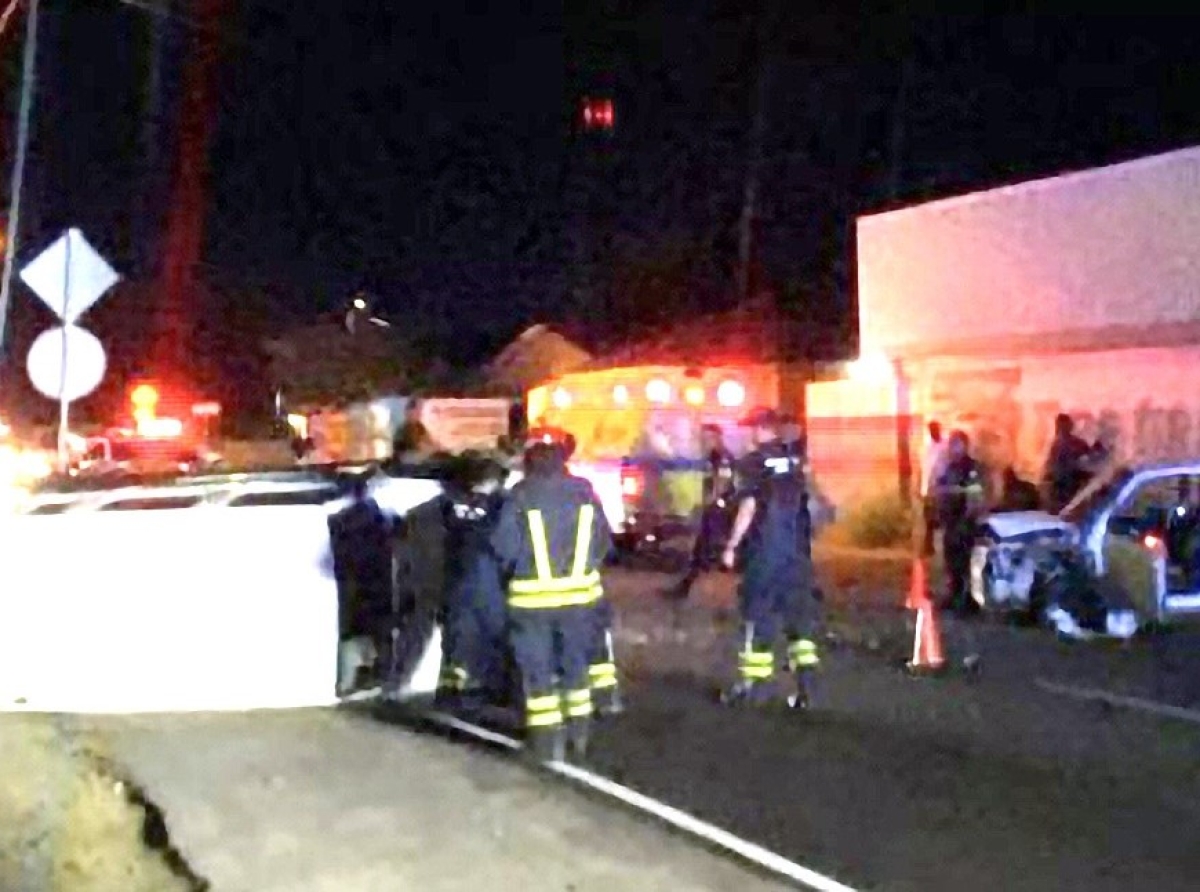 Accidente serio riba caminda di Savaneta pa Cura Cabay