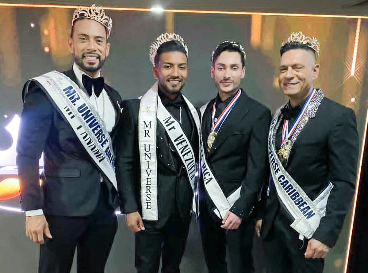 Isaï Labadie representando Aruba a keda escogi como Mr. Universe Caribbean