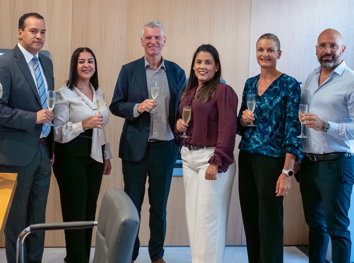 Apertura di sucursal self-service di Aruba Bank di Caya Grandi