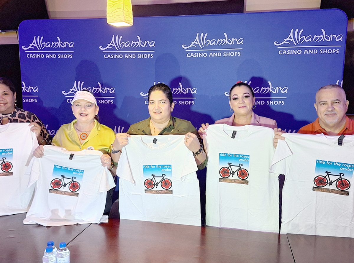 KWF ta anuncia “Ride for the Roses 2025” den colaboracion cu Alhambra Casino