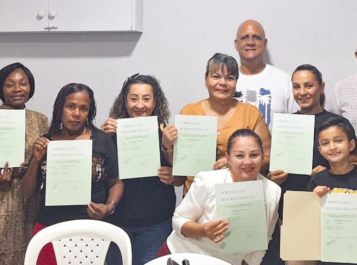 Cursistanan a finaliza curso di Papiamento cu exito