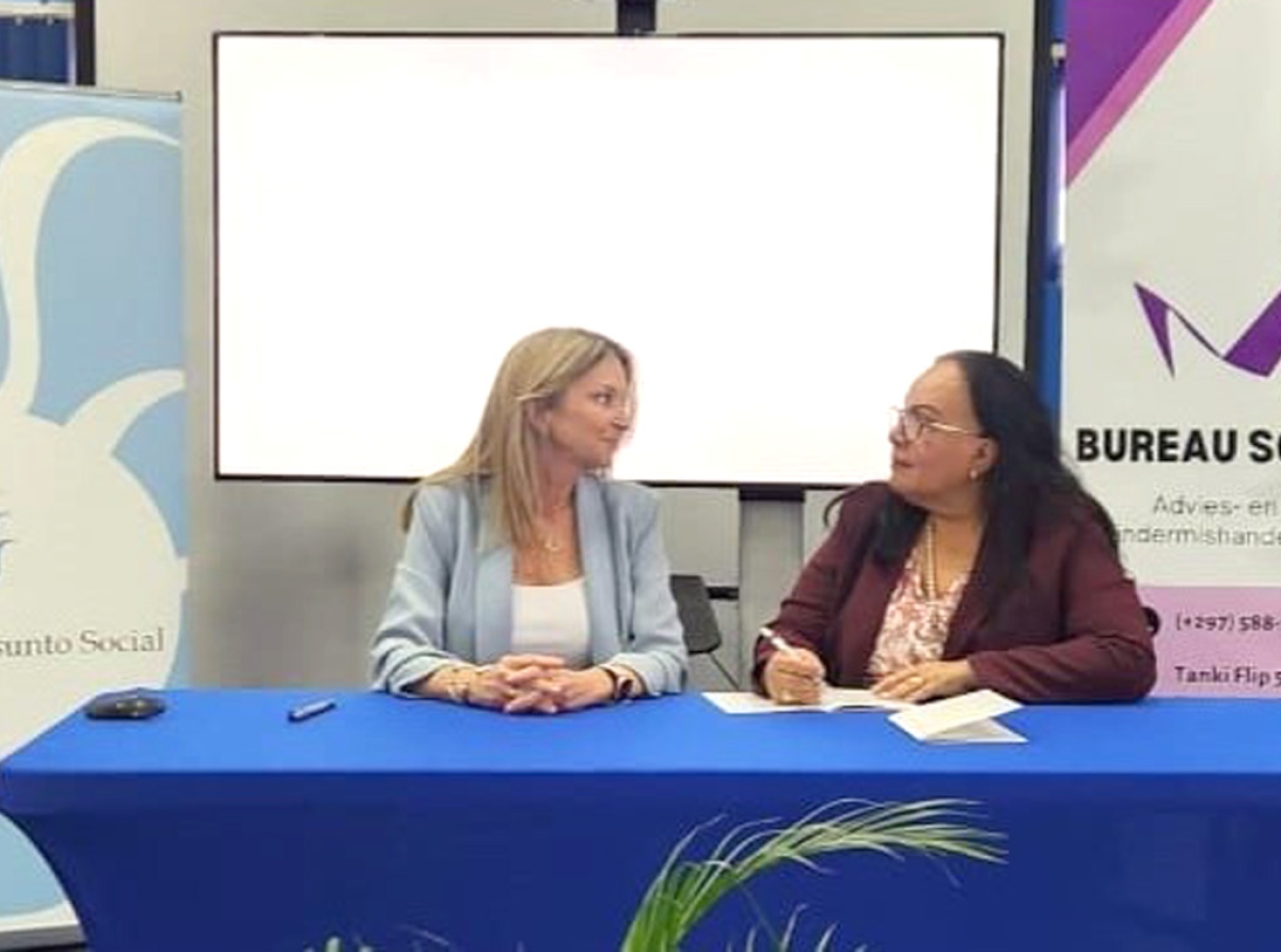 A firma un acuerdo di cooperacion entre Bureau Sostenemi y Departamento Asuntonan Social