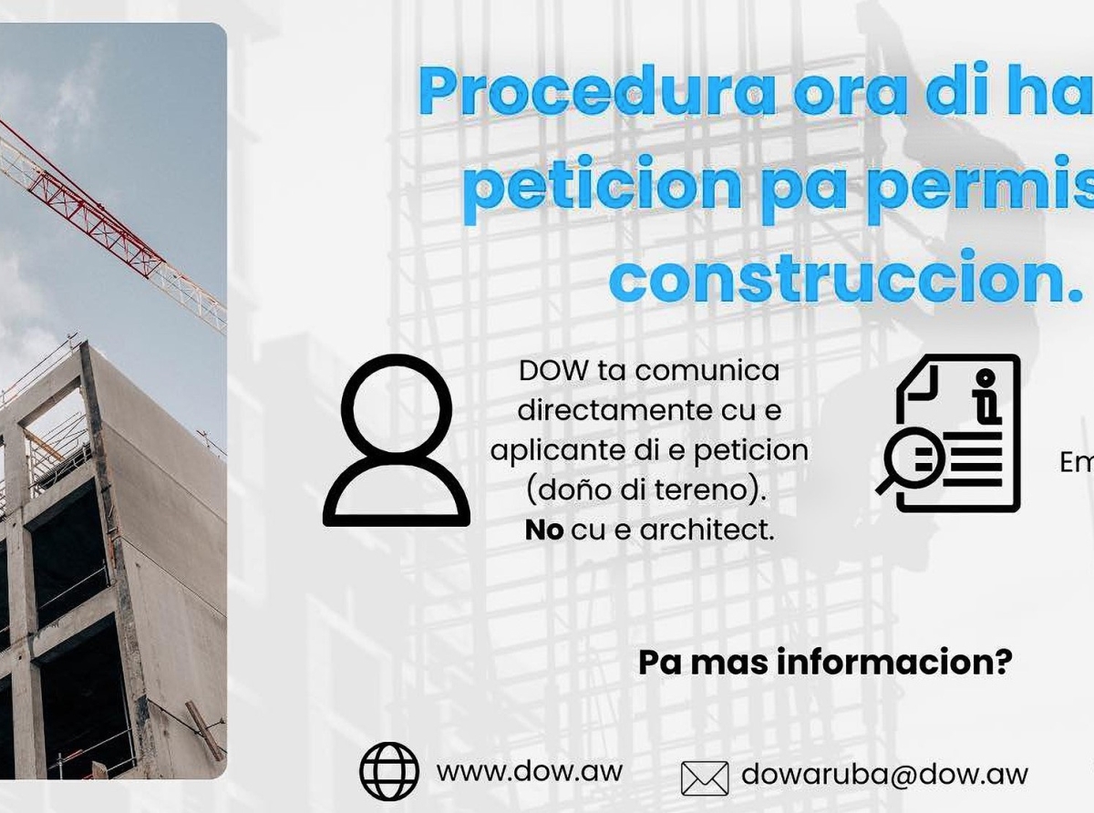 DOW ta corda aplicantenan cu nan ta comunica solamente cu doño y no cu arkitecto