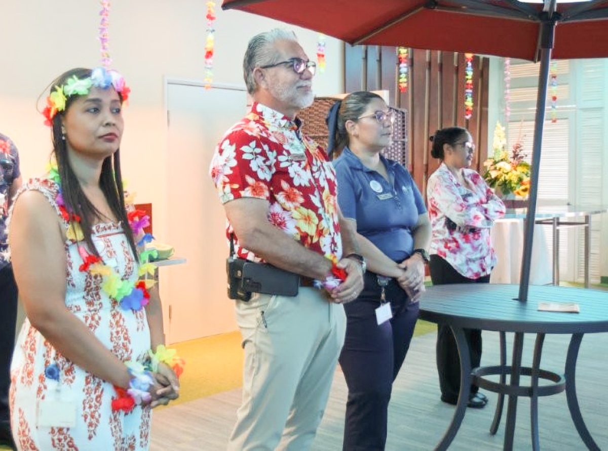 Empleadonan hopi anima na celebracion di 4 cuartal di Hotel